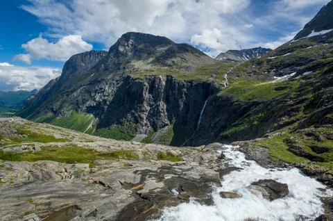 Trollstigen mountain viewpoint 写真素材