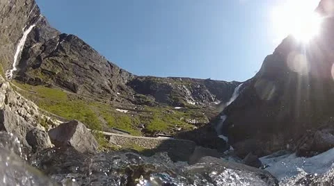 Trollstigen norway Stock Footage 11318063