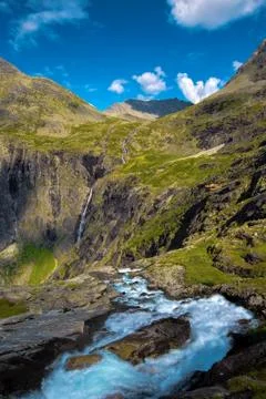 Trollstigen in Norway Stock Photos