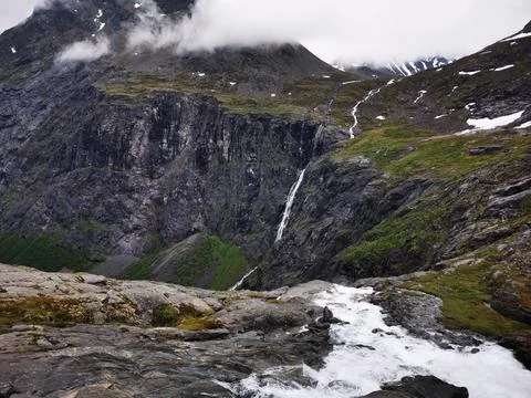 Trollstigen 库存照片