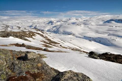 Trolltunga, norway Stock Photos