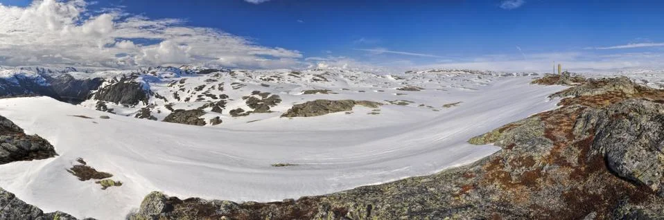 Trolltunga, Norway Stock Photos
