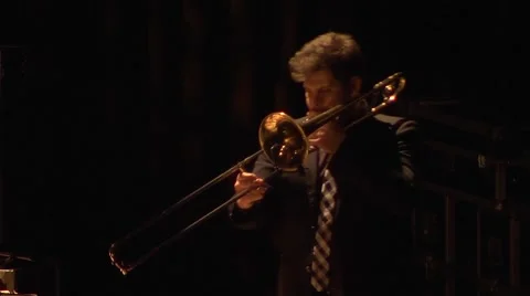 Trombone Stock Footage 49325691