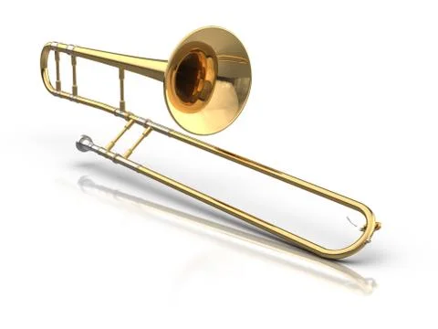 Trombone Stock Illustration