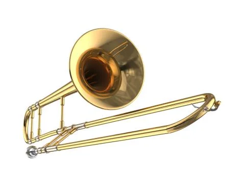 Trombone Stock Illustration