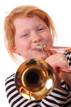 Trombone player Stock Photos