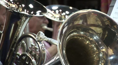 Trombones Stock Footage 6708963