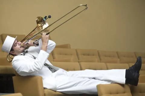 Tromboninst Foto stock