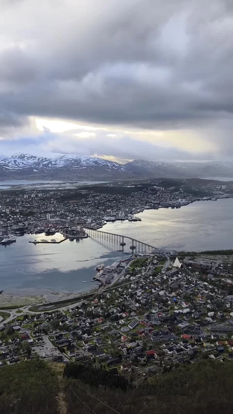 Tromso city Stock Footage 269532933