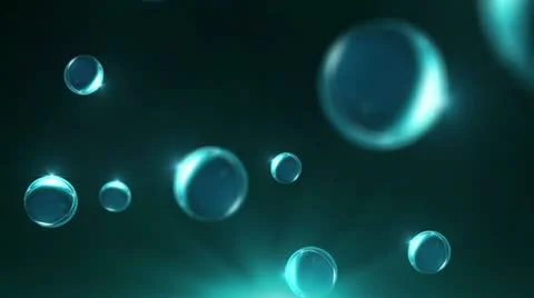 Tron bubbles loop Stock Footage 12711995