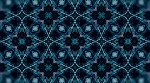 TRON Style - Kaleidoscop - Square Rotate Stock Footage