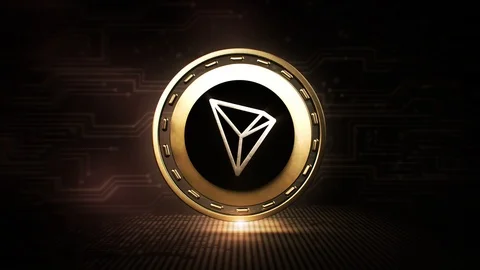 Tron Trx 3d Cryptocurrency Coin Loop Stock Video Pond5