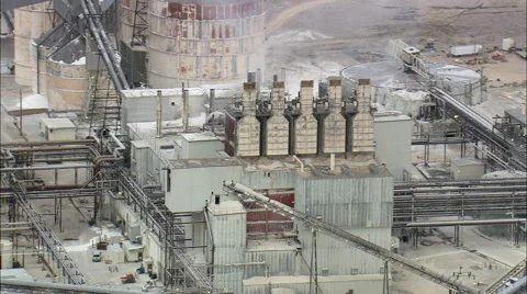Trona Mining Plant One Video stock 65440006