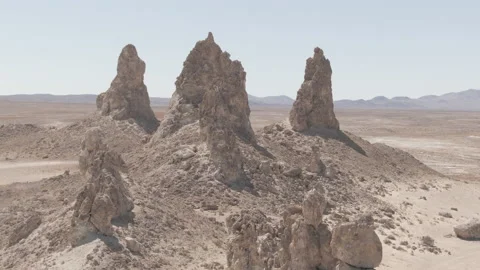 Trona Pinnacles 09 Stock Footage 225740845