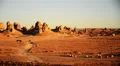 Trona pinnacles Sunset 02 HD Footage