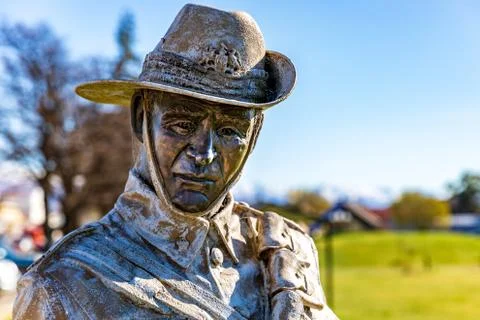 Trooper Mackenzie Statue Stock Photos