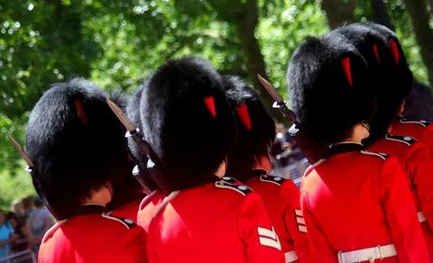 Trooping the colour Stock Photos