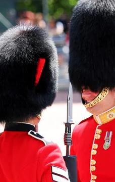 Trooping the colour Stock Photos