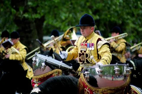 Trooping the colour Stock Photos