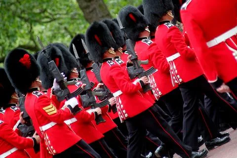 Trooping the colour Stock Photos