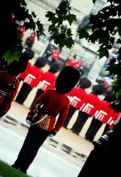 Trooping the colour Stock Photos