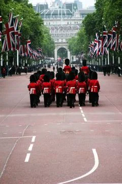 Trooping the colour Stock Photos