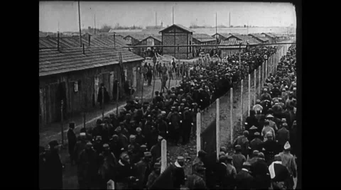 Troops of soldiers walking Stock Footage 43322106