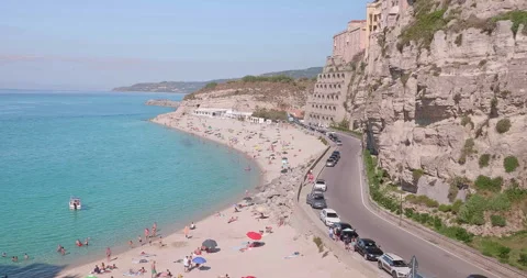 Tropea panoramic high view, Calabria, Italy. Stock-Footage 276103837