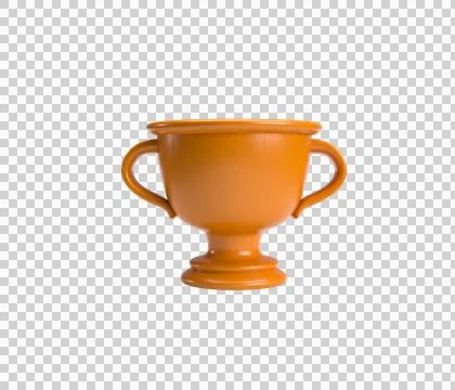 Trophie bronze 3d render Stock Illustration
