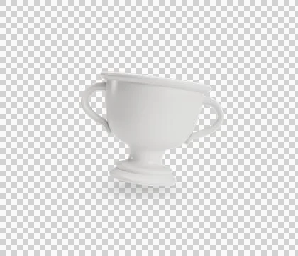 Trophie silver 3d render Illustrazione stock