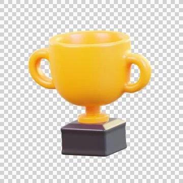 Trophy 3D Illustrations, 3D rendering Stock Illustration