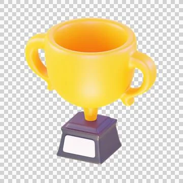 Trophy 3D Illustrations, 3D rendering Stock Illustration