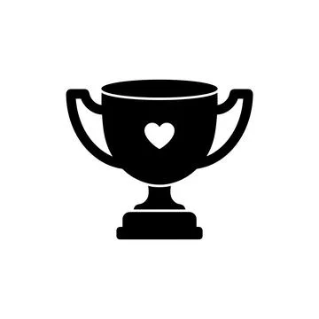 Trophy Achievement Daily Routine Icon Stock Illustration