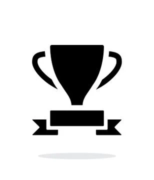 Trophy and awards icon on white background. 스톡 일러스트