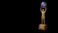 Trophy award ceremony intro with space for title text nomination 4K 4k or 4k+ Resolution