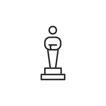 Trophy Award Icon Stock Illustration