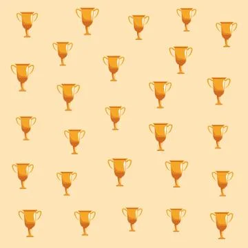 Trophy award wallpaper Stock Illustration