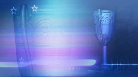 Trophy blue hd 스톡 동영상 604588