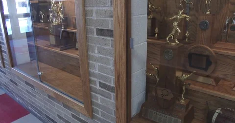 Trophy Case - Pan Stock Footage 85129739