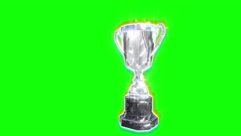 Trophy celebration confetti loop animation Stock Footage 146962338