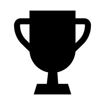 Trophy. Champion, winner icon. Vector. Stock Illustration