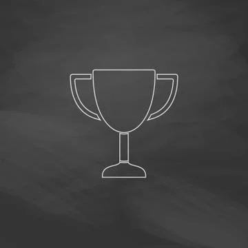 Trophy computer symbol Stock Illustration