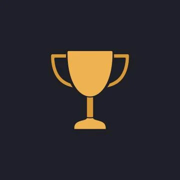 Trophy computer symbol Stock Illustration
