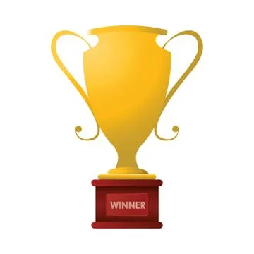 Trophy cup icon Illustrazione stock