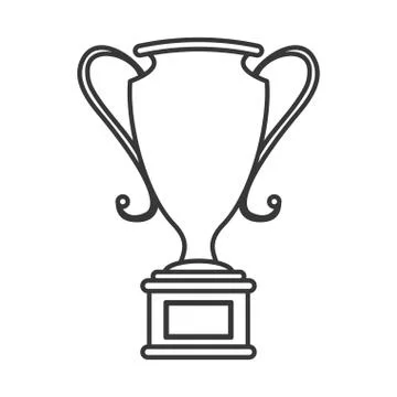 Trophy cup icon Stock Illustration