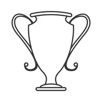 Trophy cup icon Stock Illustration