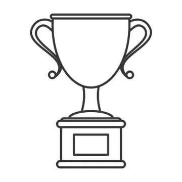 Trophy cup icon Stock Illustration