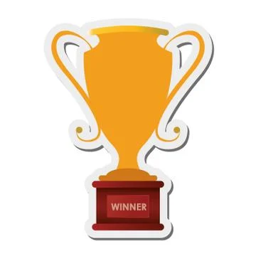 Trophy cup icon 스톡 일러스트