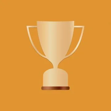 Trophy cup icon Stock Illustration
