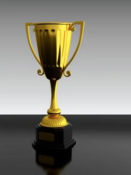 Trophy cup Stock Illustration